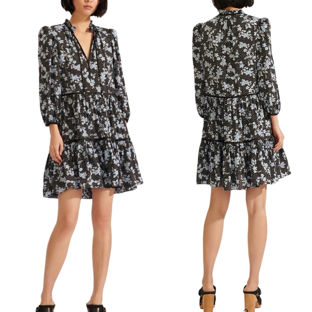 Veronica Beard “Hawken” floral dress. EUC